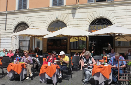 Restaurante en Trastevere Roma
