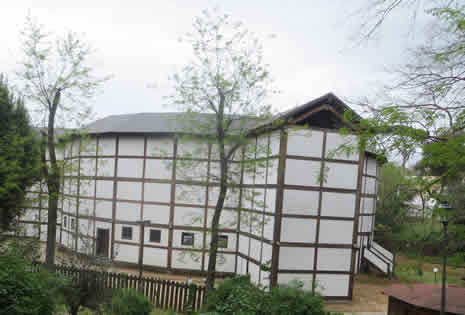 El Globe Theatre en Villa Borghese Roma