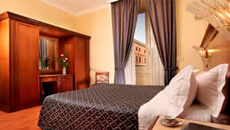 Single hotel rooms in Rome
