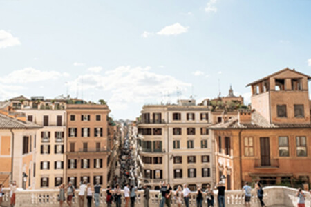 Villa Borghese area near Spanish Steps Rome