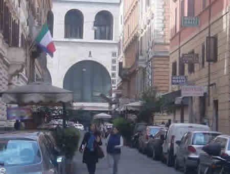 Hotel area - streets aorund Termini, Rome