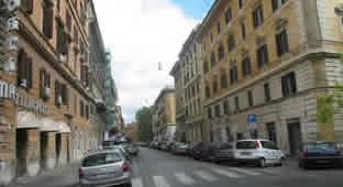 Prati area near Vatican, Rome