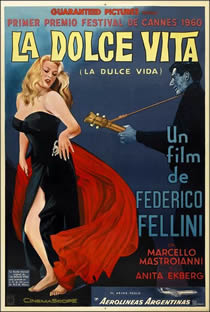 La Dolce Vita - the famous film made in Via Veneto, Rome