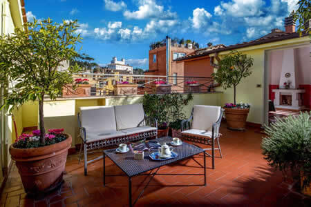 Cheap hotels near Villa Borghese and Via Veneto